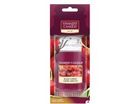 YANKEE CANDLE BLACK CHERRY VŮNĚ DO AUTA - PAPÍROVÁ AUTO VISAČKA